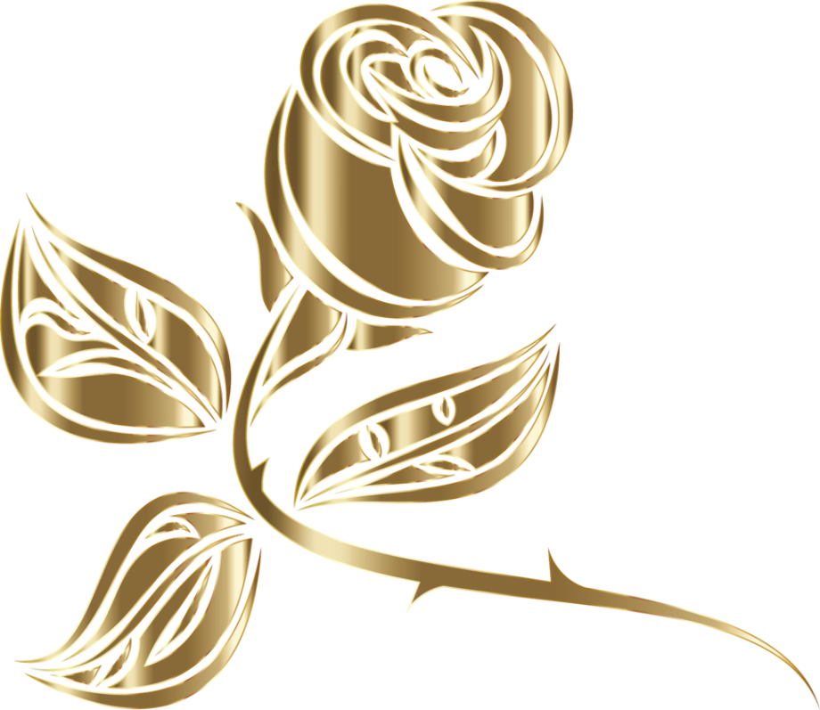 Download High Quality Flower Clipart Rose Gold Transparent Png Images Art Prim Clip Arts