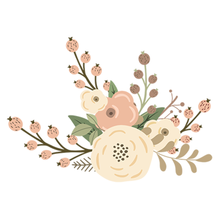clipart flowers rustic