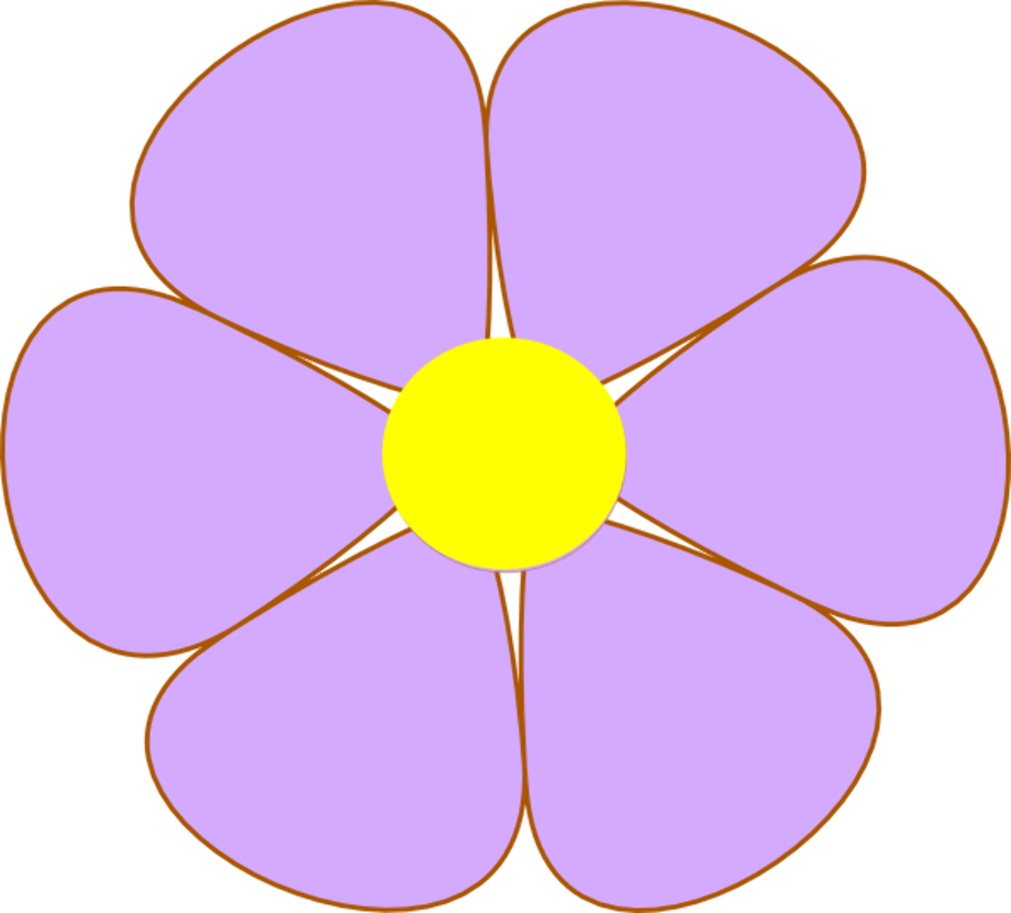 Flower clipart purple