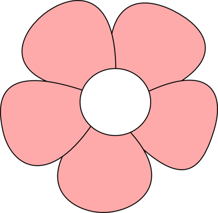 Flower clipart simple