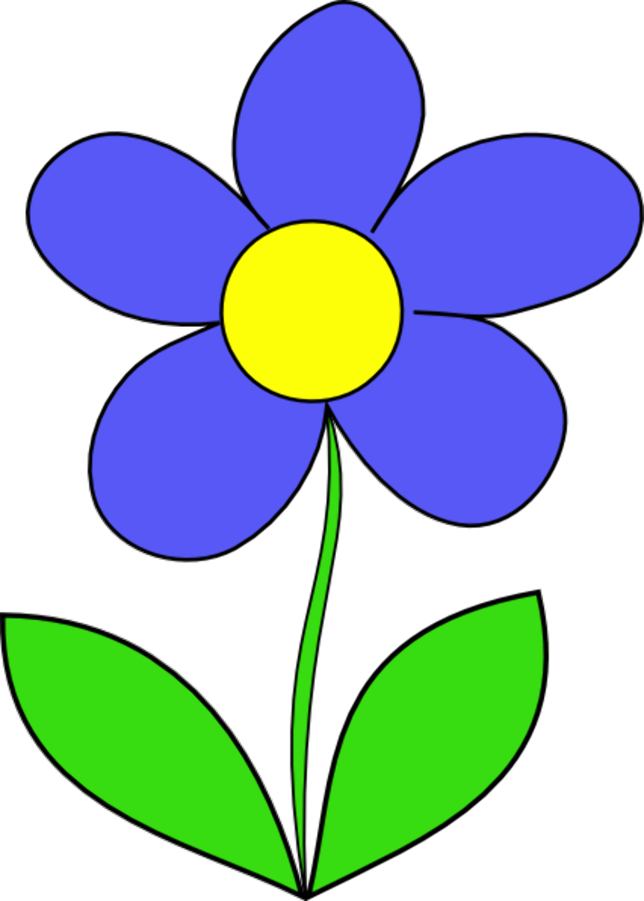 clipart flowers simple