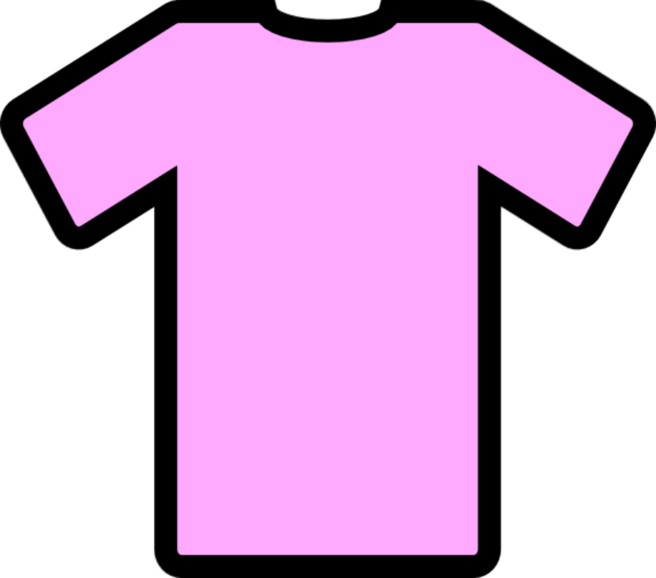 t shirt clipart pink
