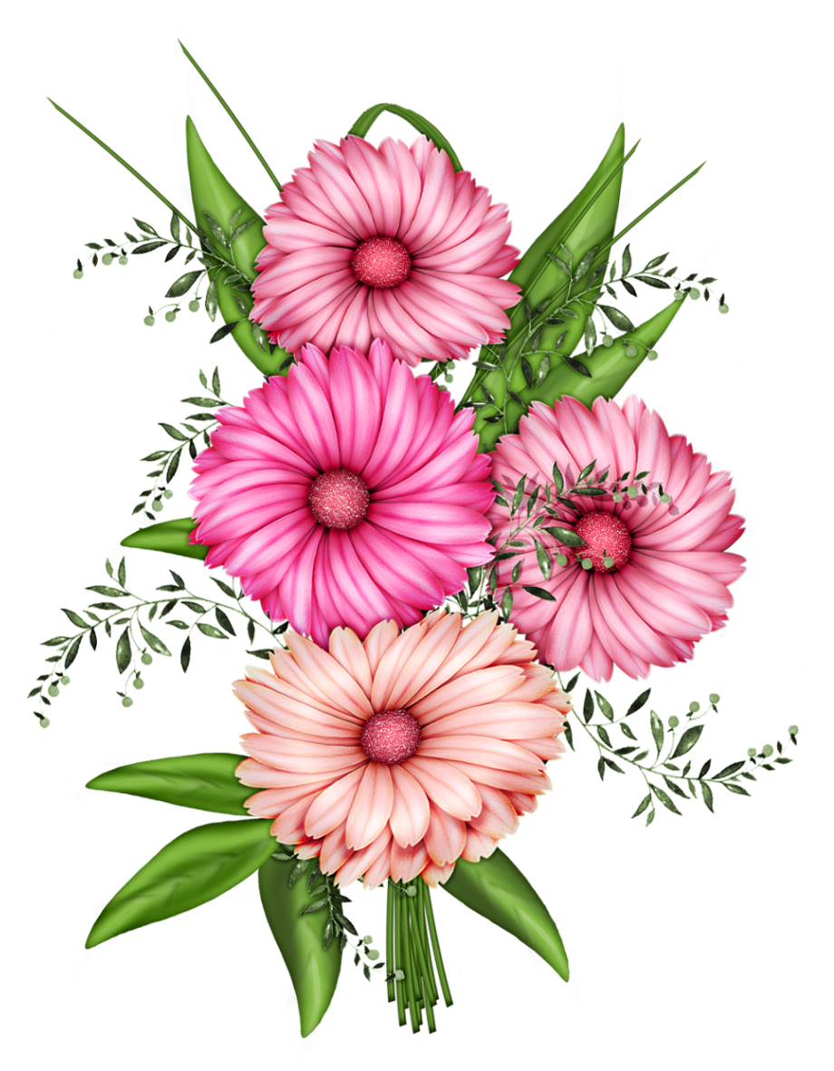 Flower clipart floral print