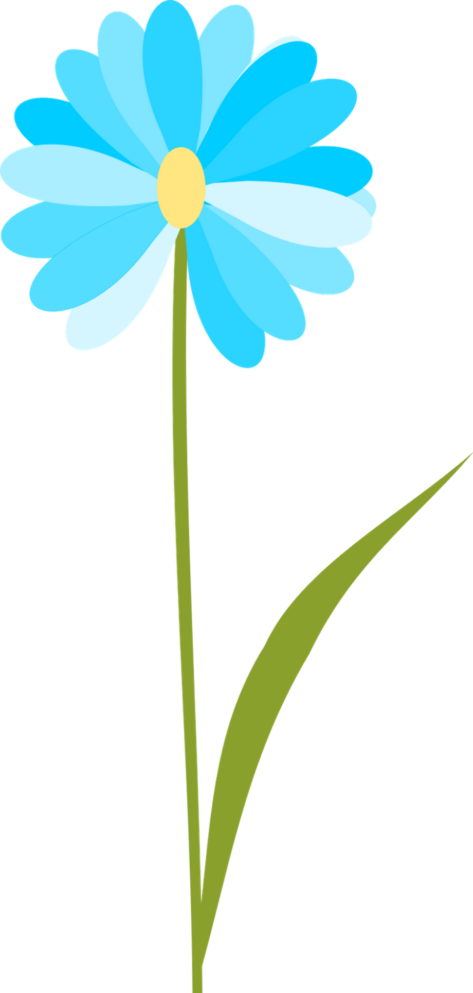 daisy clipart turquoise