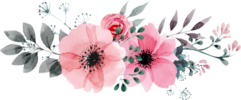 Flower clipart watercolor