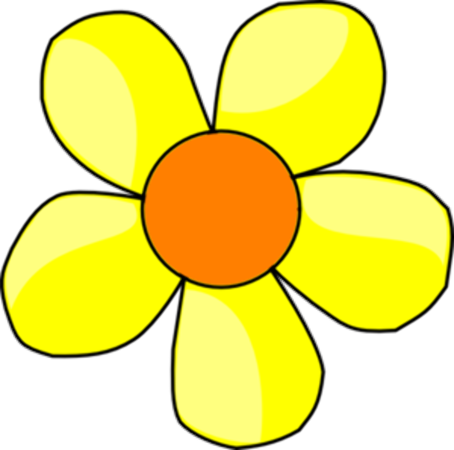 Flower clipart yellow