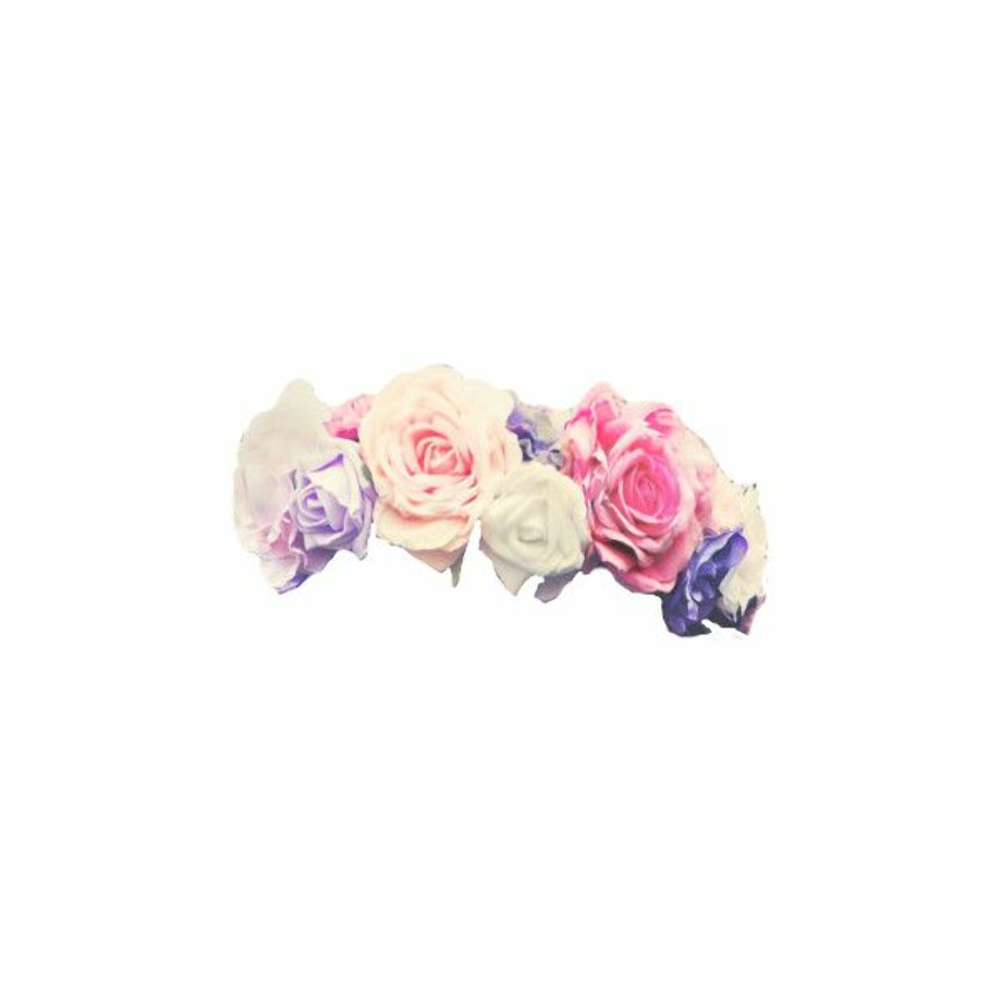 flower crown transparent pastel pink