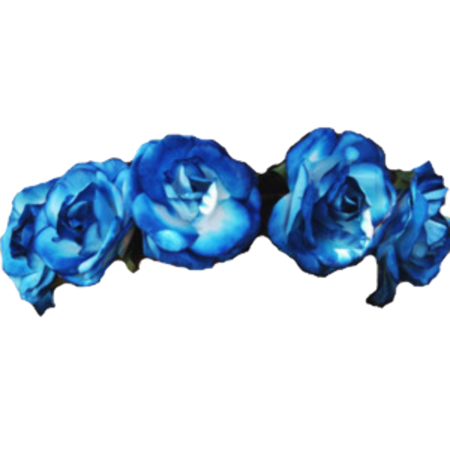 Download High Quality flower crown transparent blue Transparent PNG