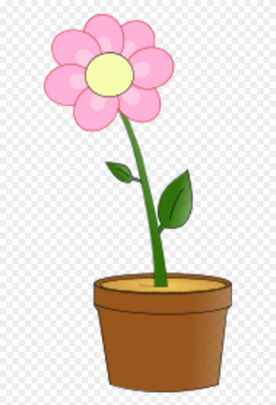 Flower pot clipart plant.