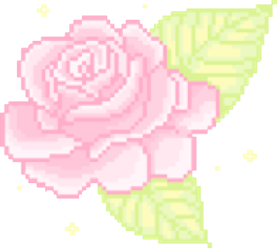 transparent flowers pixel