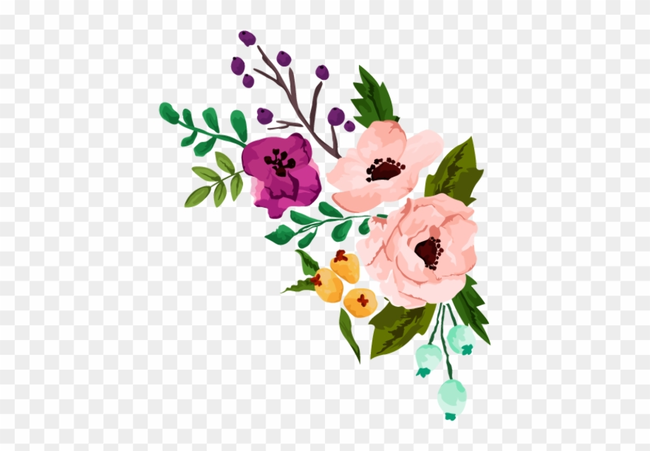 Flowers watercolor