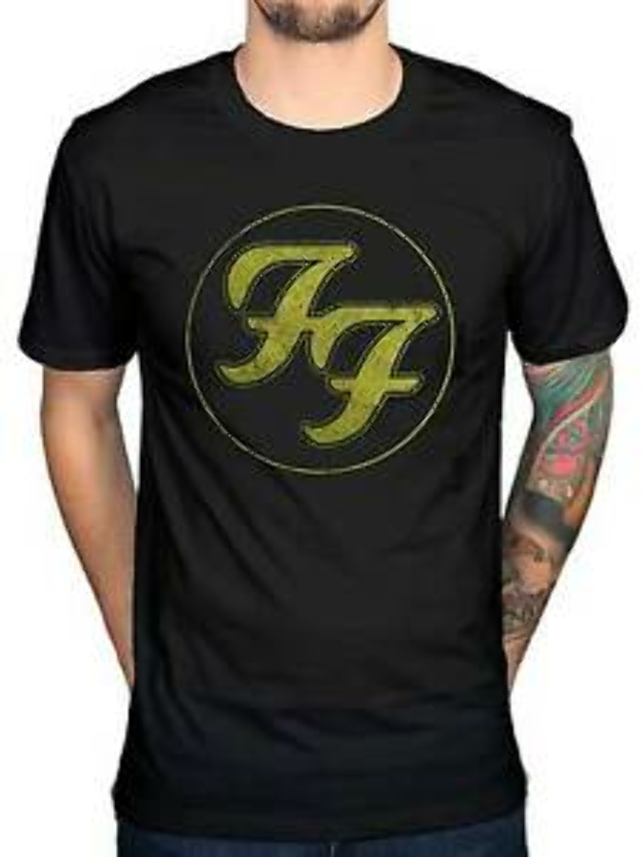 foo fighters logo t shirt