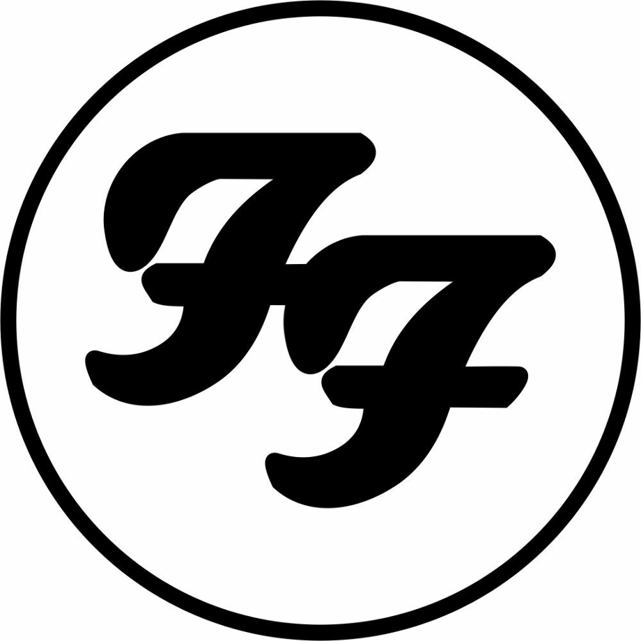 foo fighters logo stencil