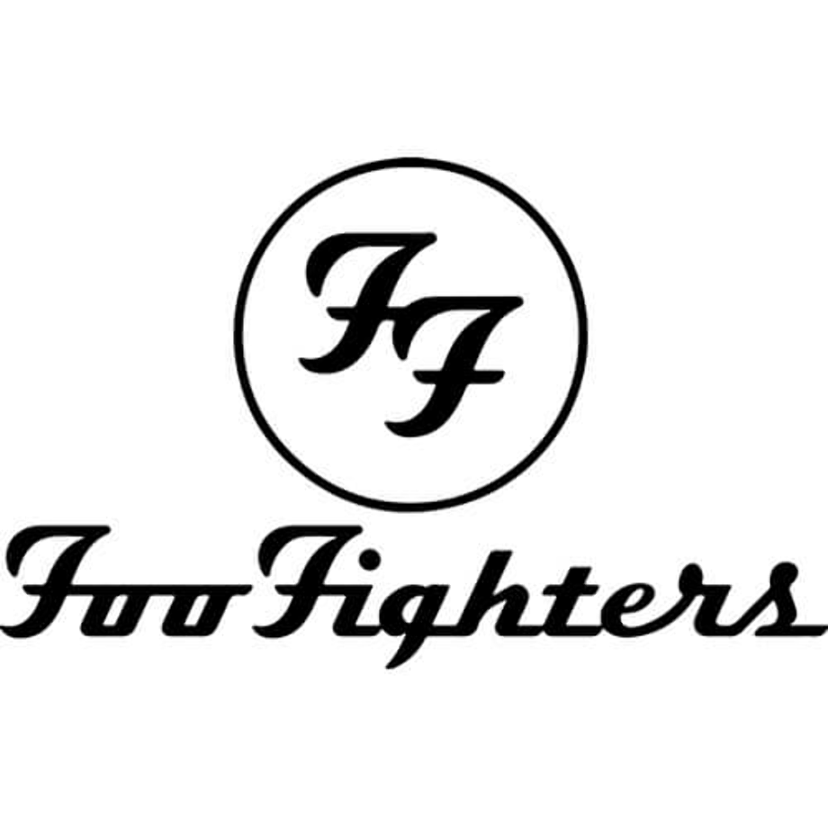 foo fighters logo black