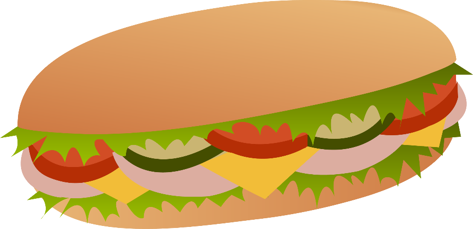 sandwich clipart sub