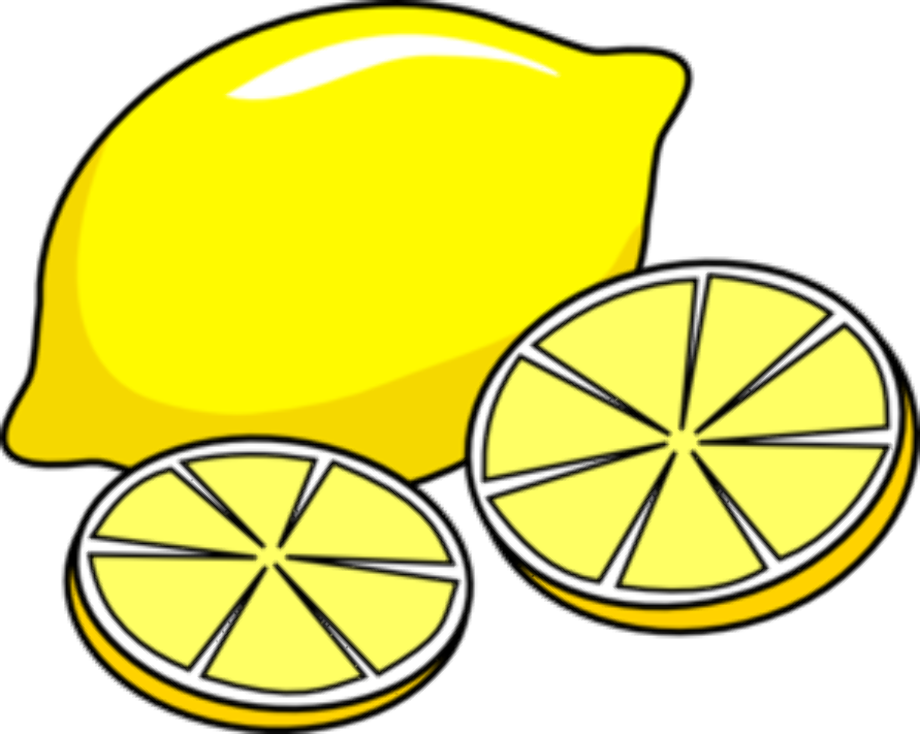 lemon clipart simple