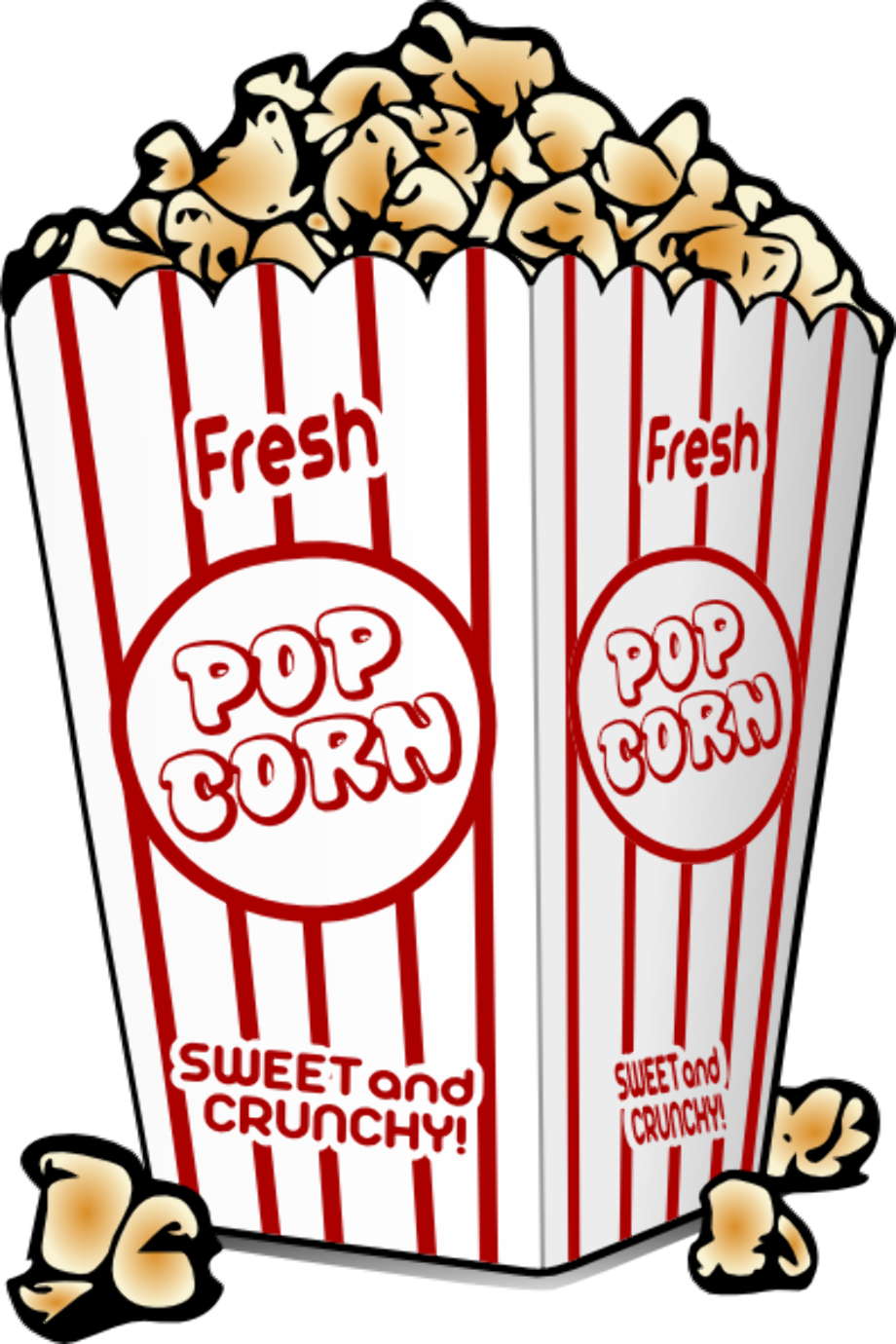 movie clipart popcorn