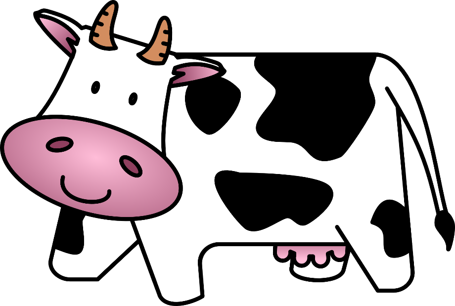cow clipart simple