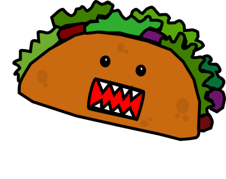 taco clipart smiling