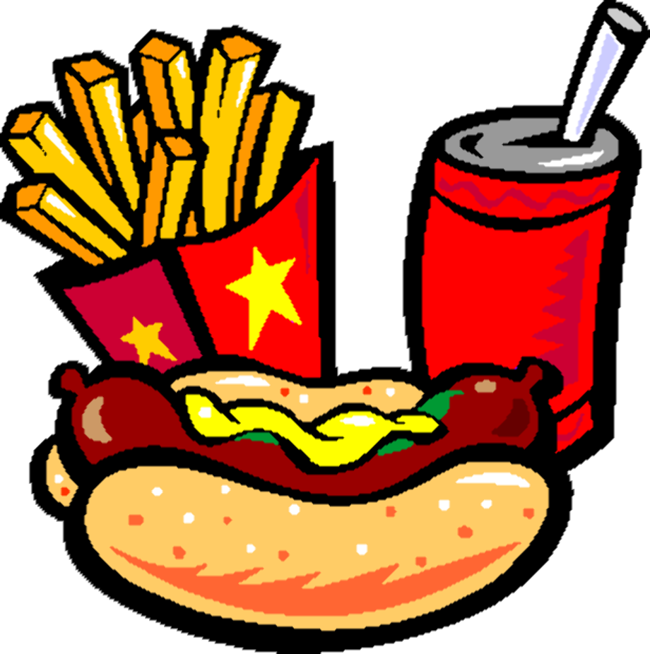 Food clipart collage