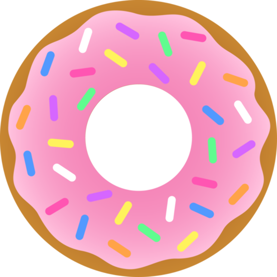 donut clipart strawberry