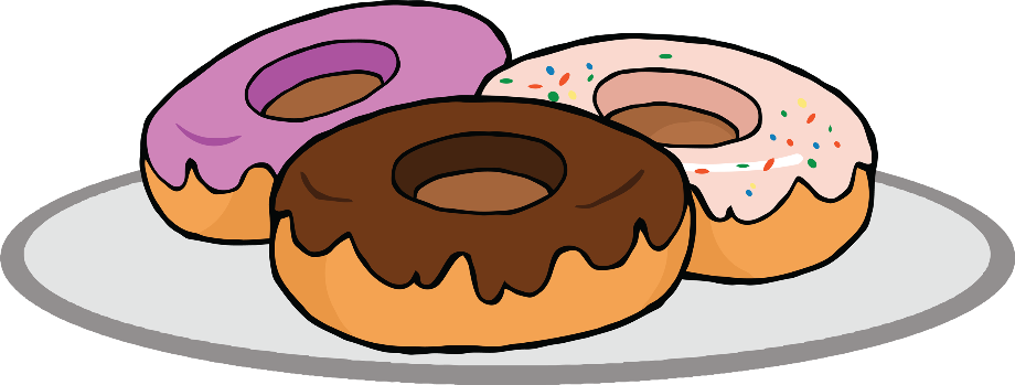 donut clipart vector