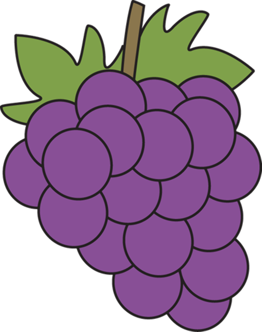 grape clipart simple