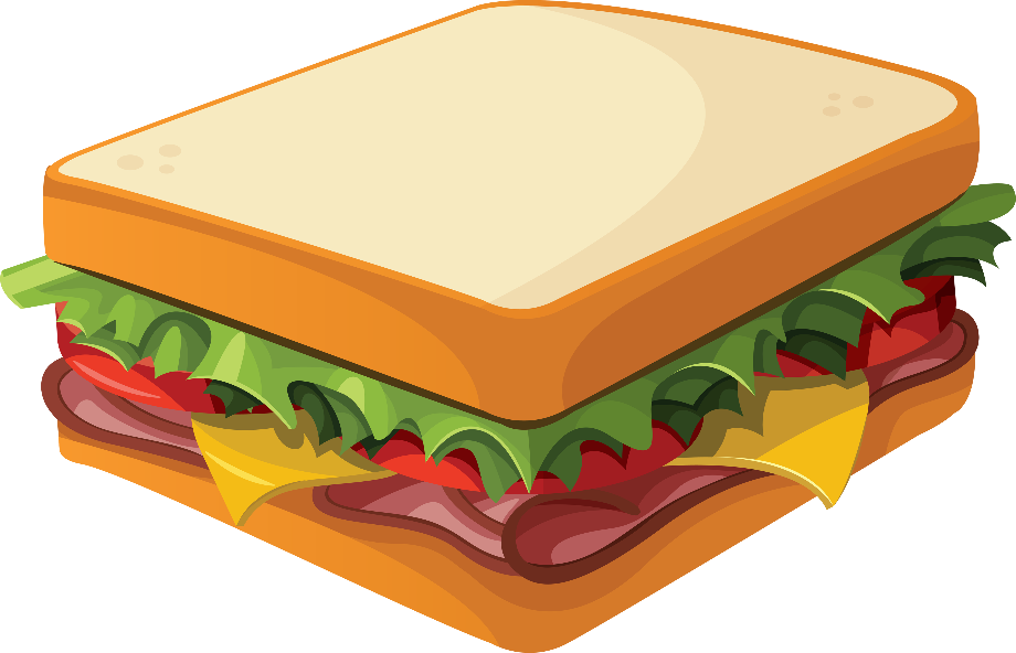 sandwich clipart easy