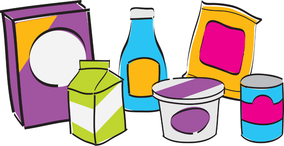 Food clipart infographic