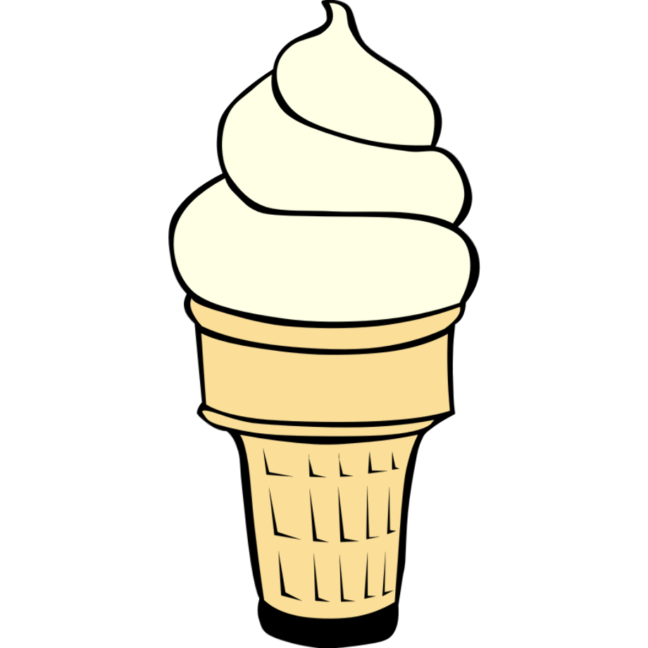 ice cream cone clipart swirl