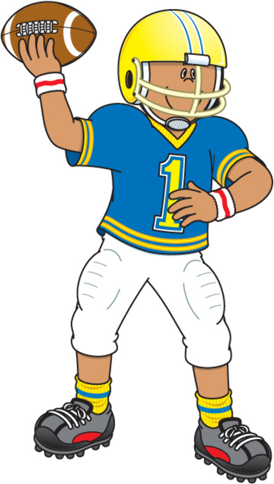 football player clipart american