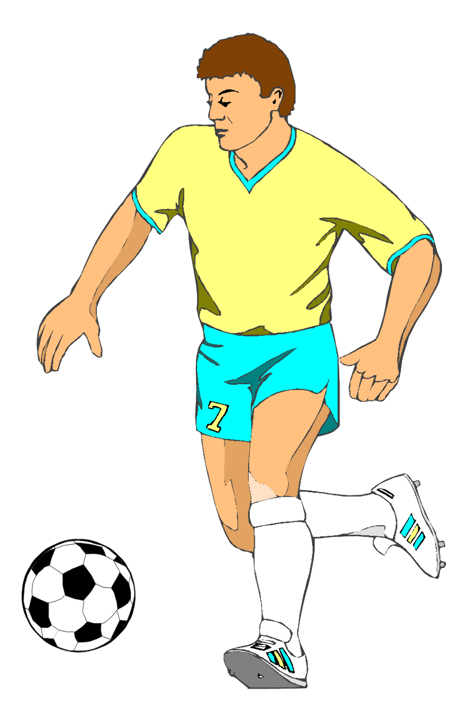 soccer clipart player