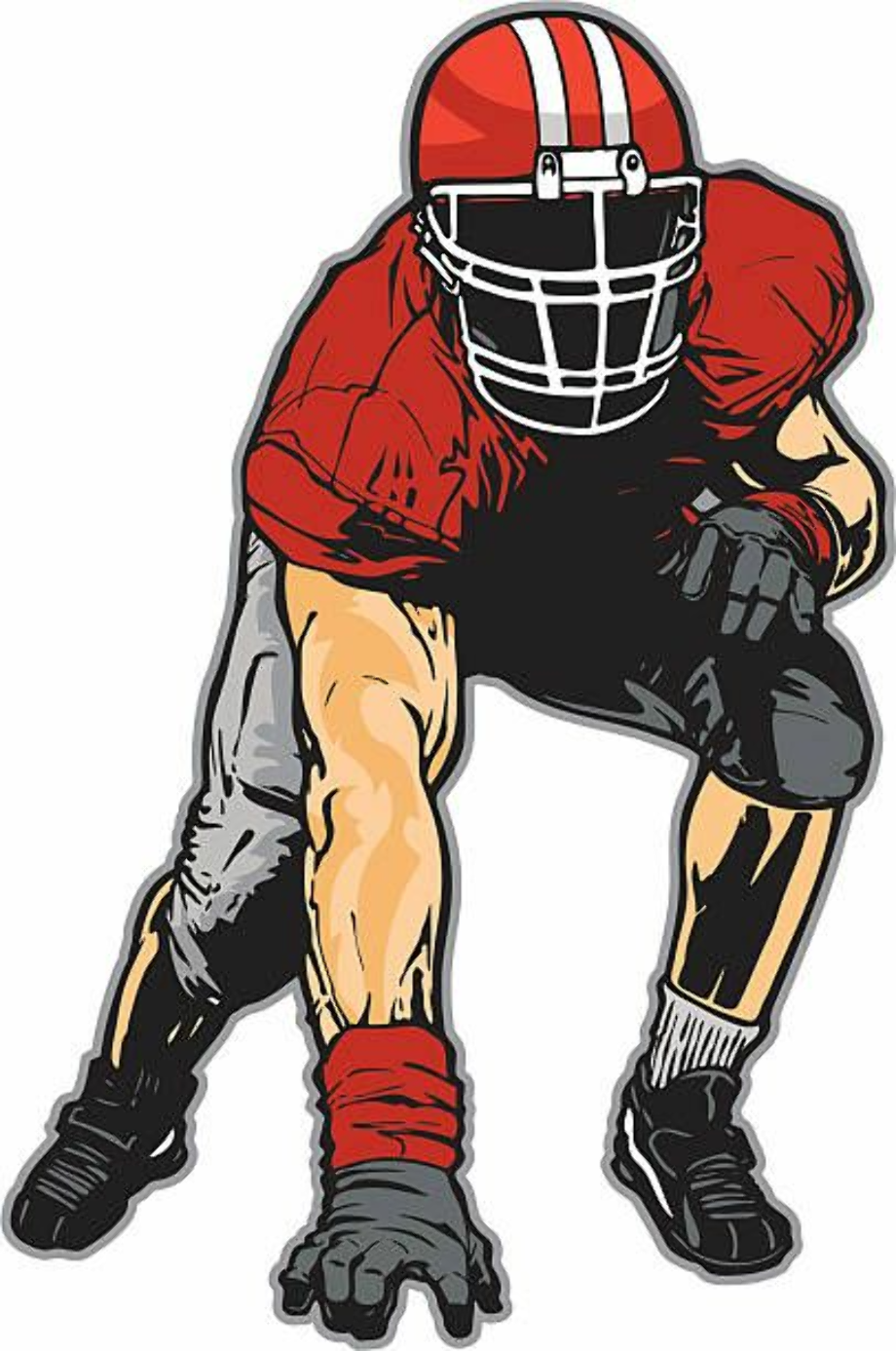 Download High Quality football player clipart lineman Transparent PNG