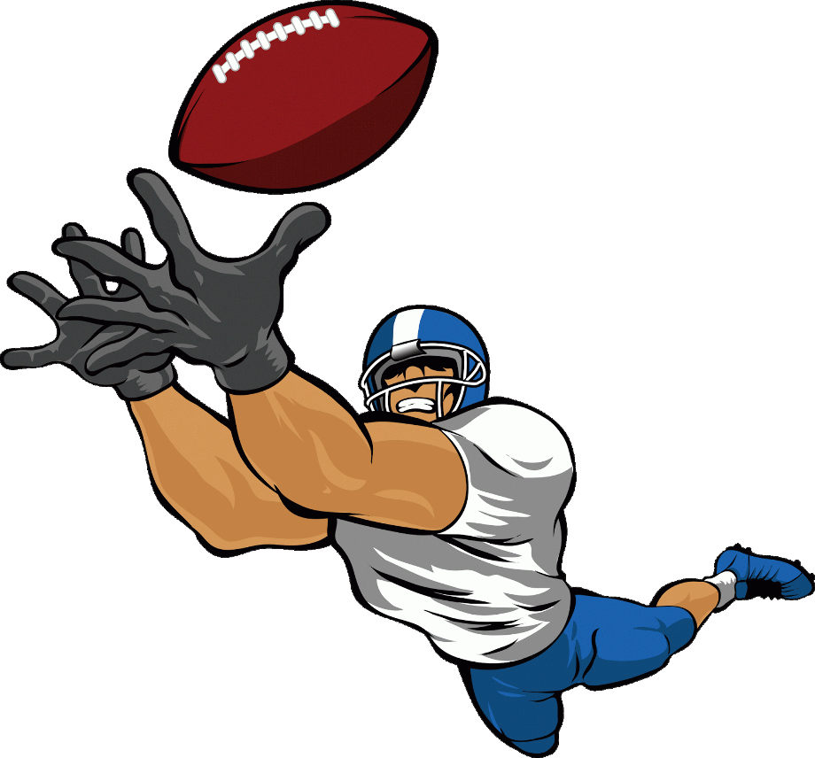 Download High Quality football player clipart wide receiver Transparent
