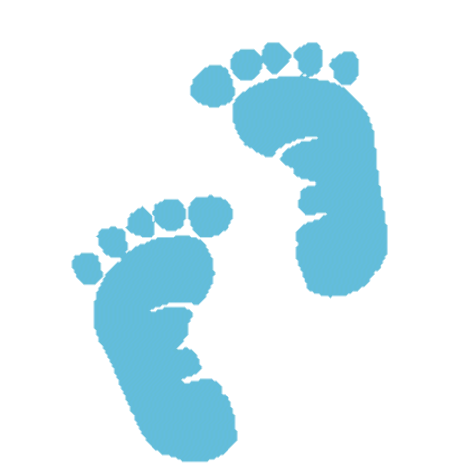 baby feet clipart printable