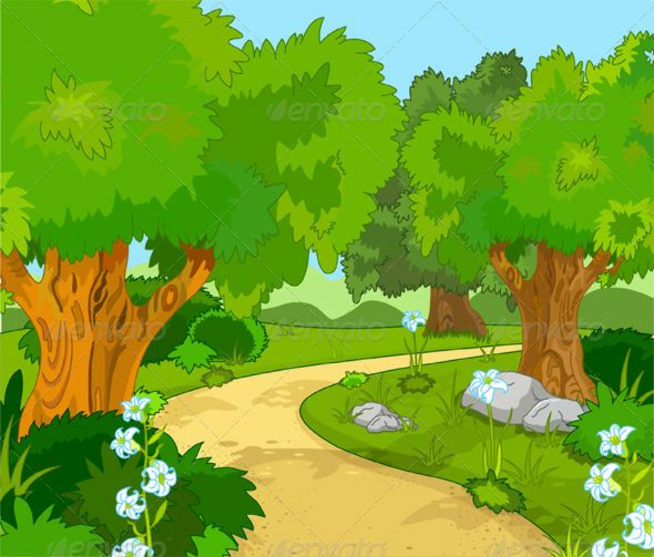 forest clipart cartoon