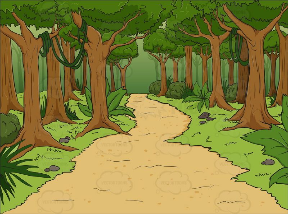 forest clipart cartoon