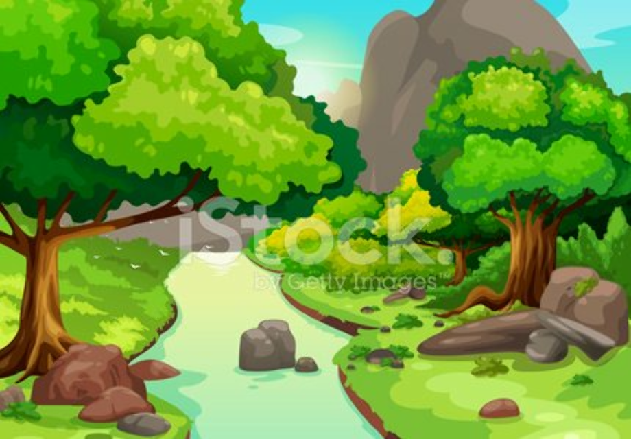 forest clipart river