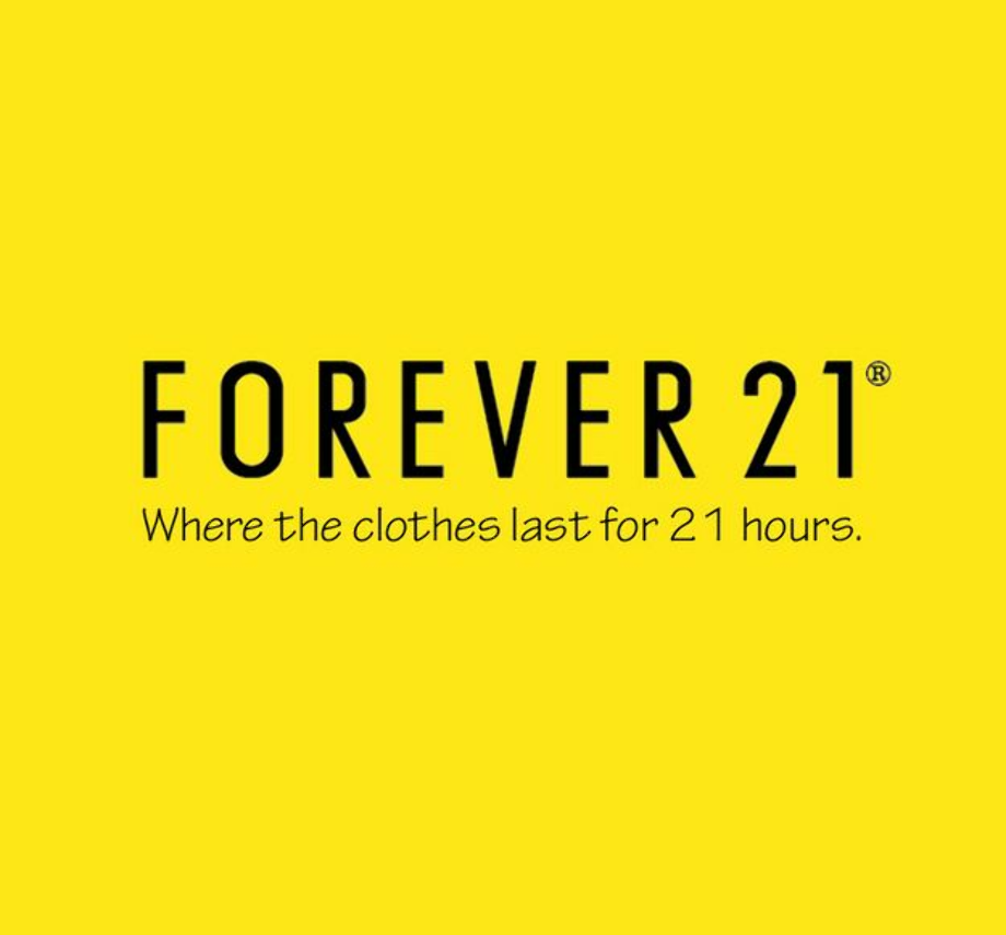 forever 21 logo font