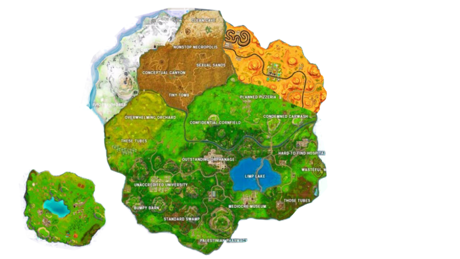 Download High Quality fortnite background clipart map 1280x720