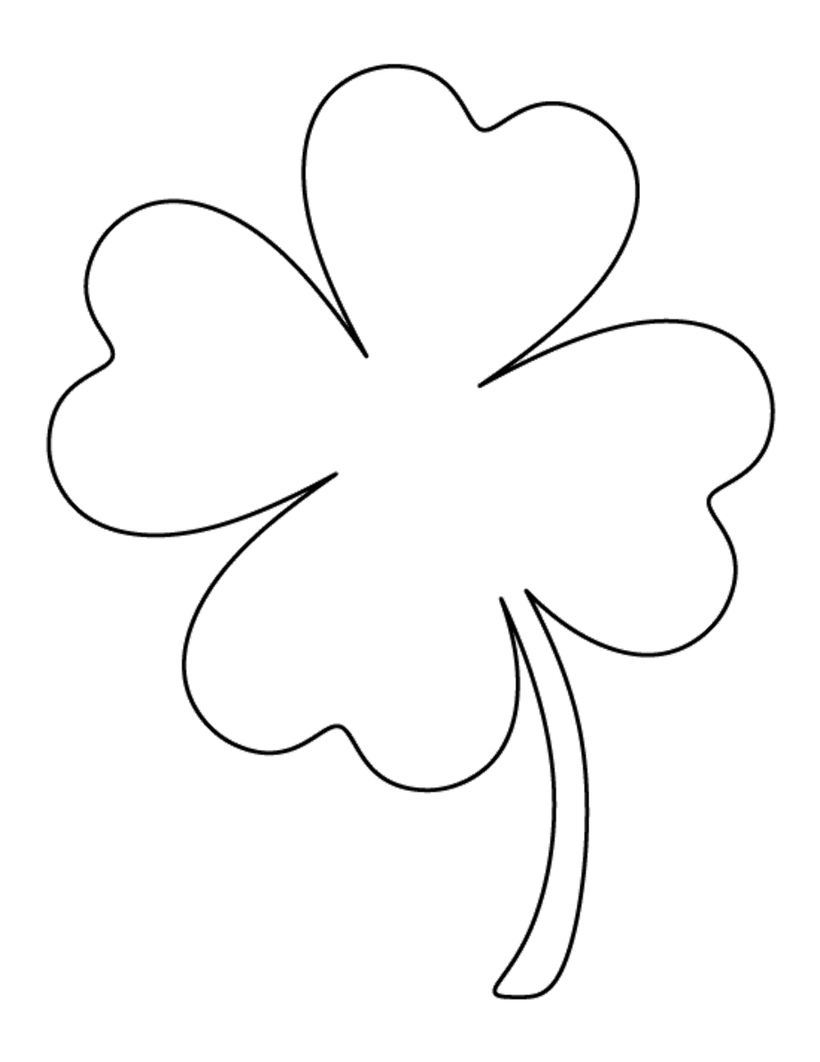 Four Leaf Clover Template