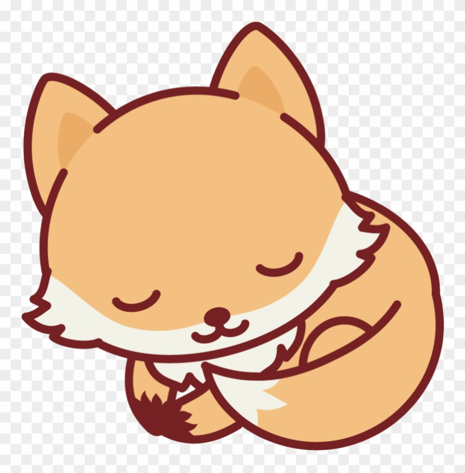 fox clipart kawaii