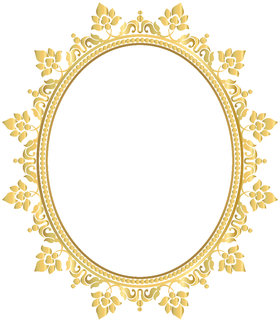 frame clipart oval