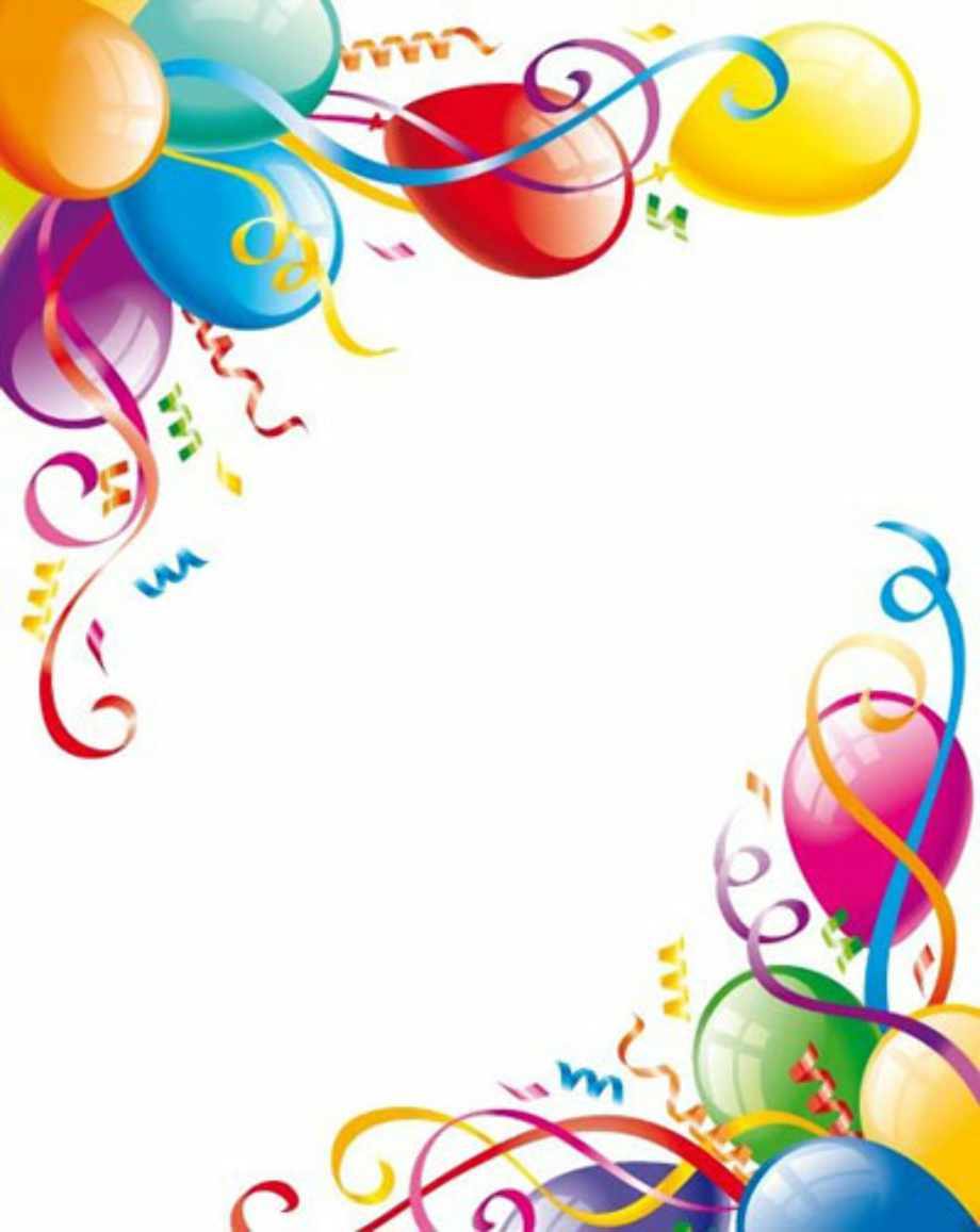 free birthday clipart border