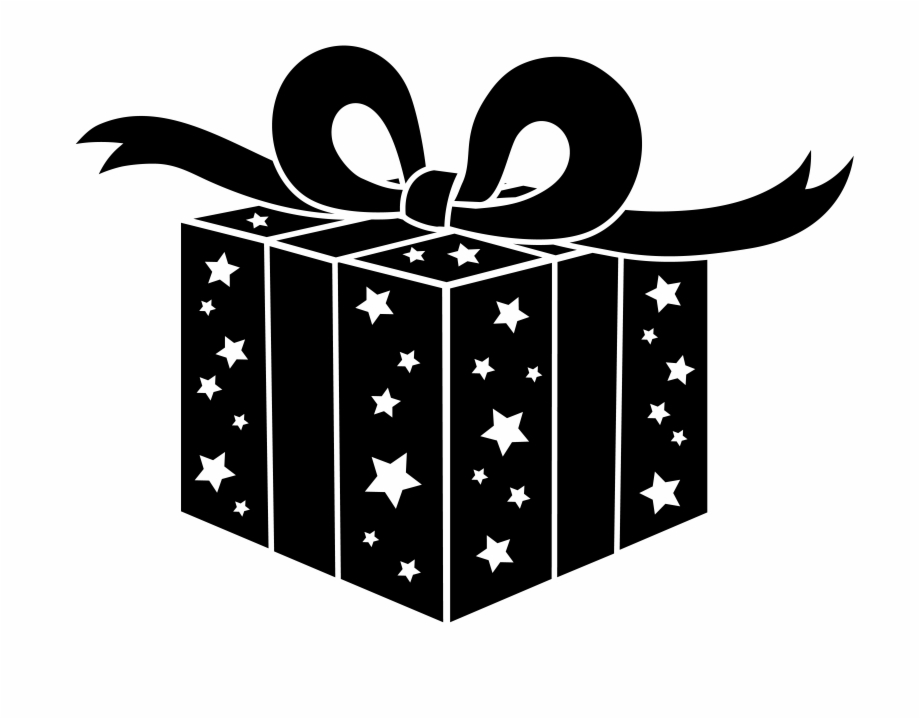 gift clipart silhouette