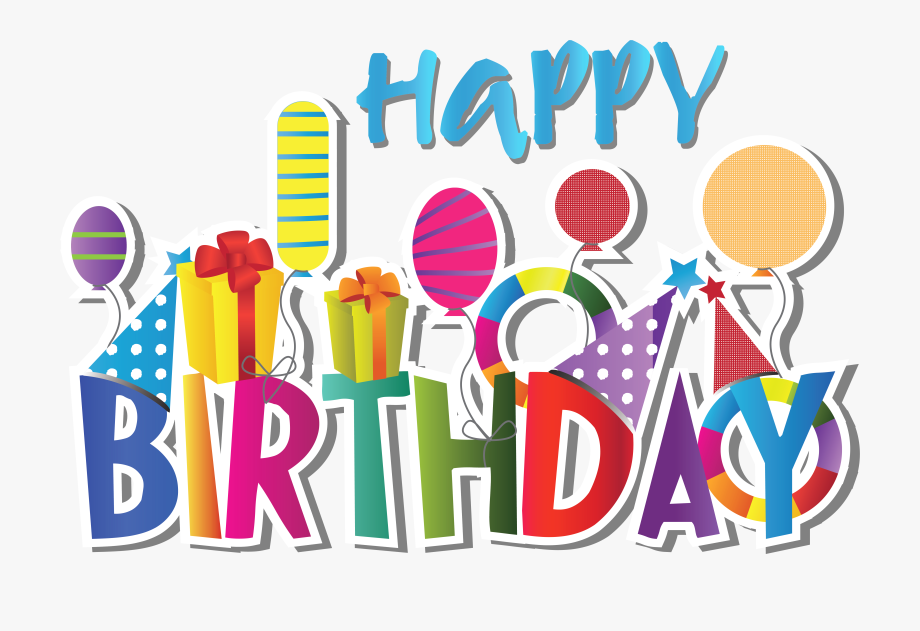 free birthday clipart transparent background