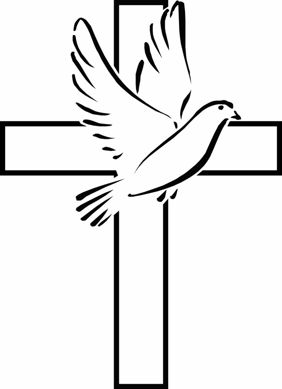 Religious clipart dove.