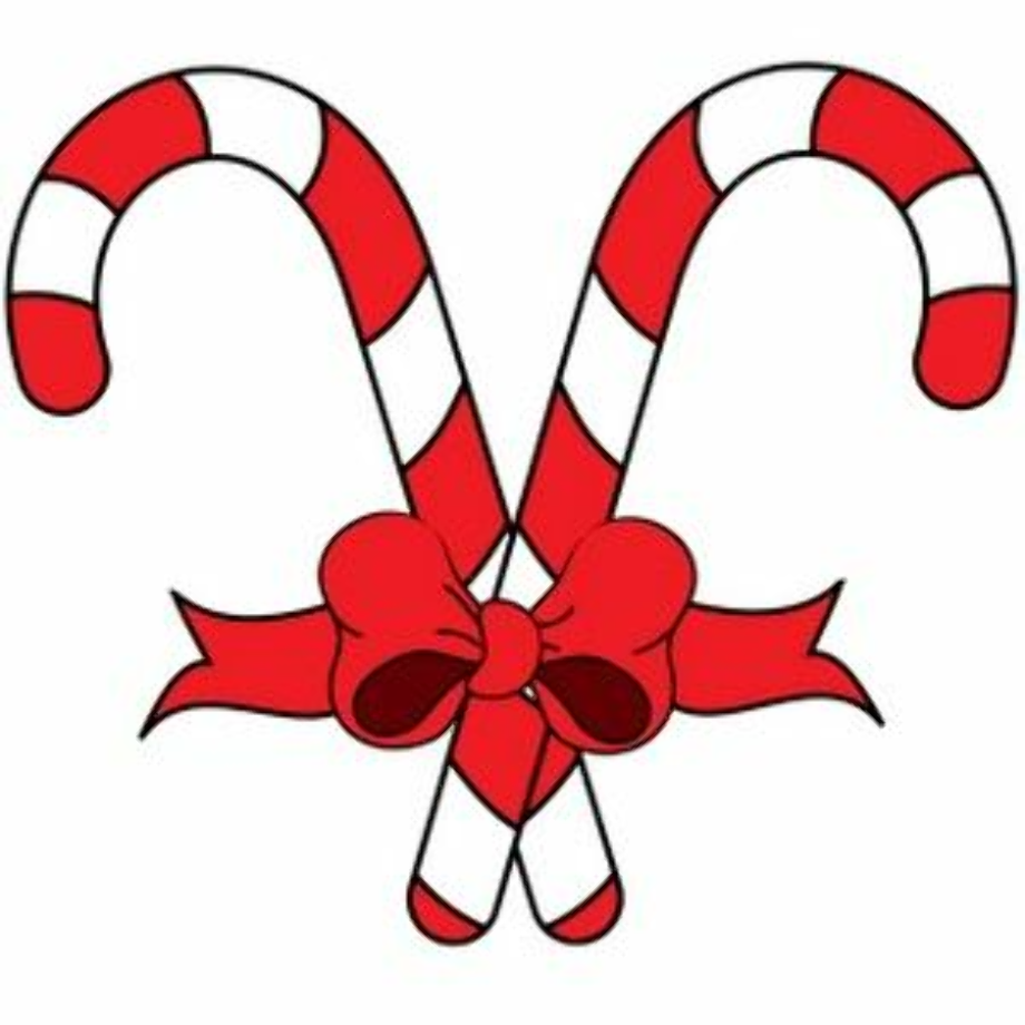 candy cane clipart simple