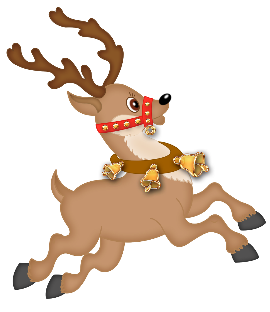 reindeer clipart dancing