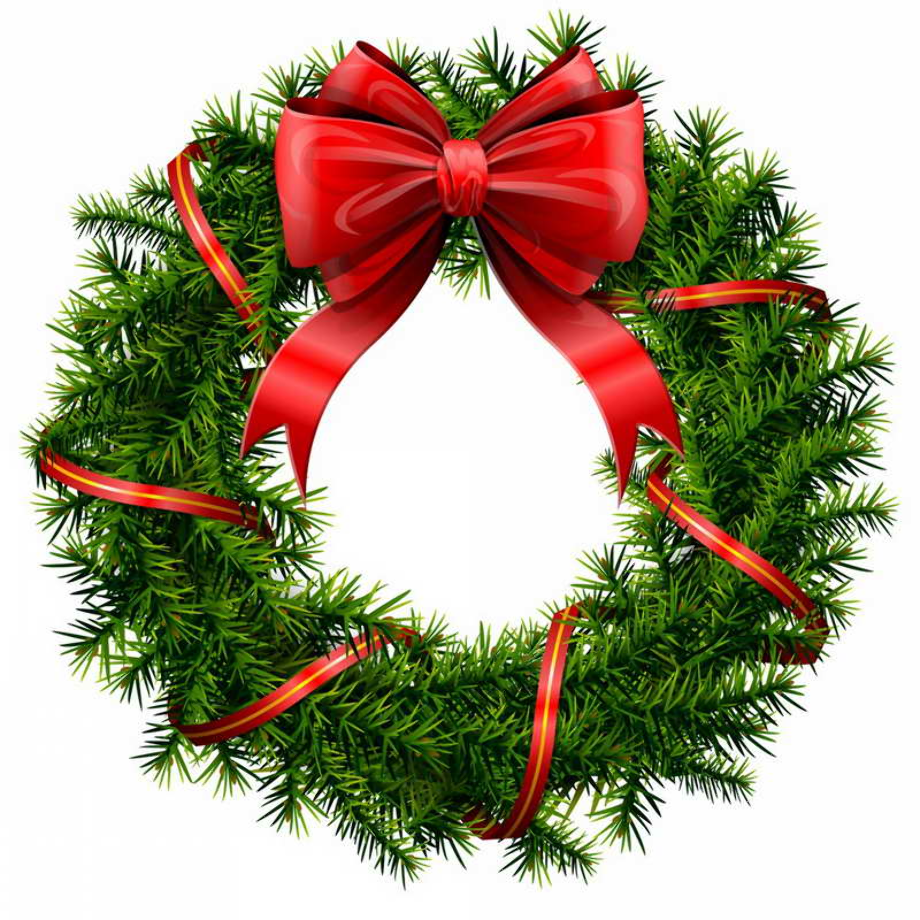 christmas clipart free wreath